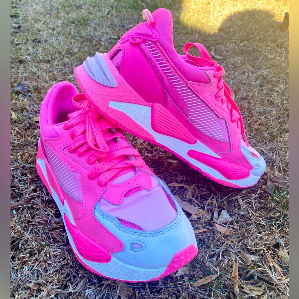 PUMA Womens Rs-Z BCA Lace Up Sneakers Shoes Casual - Pink